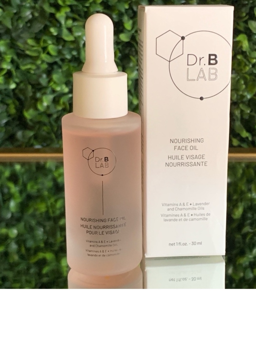 Dr. B Lab Nourishing Face Oil - Pink Bottle